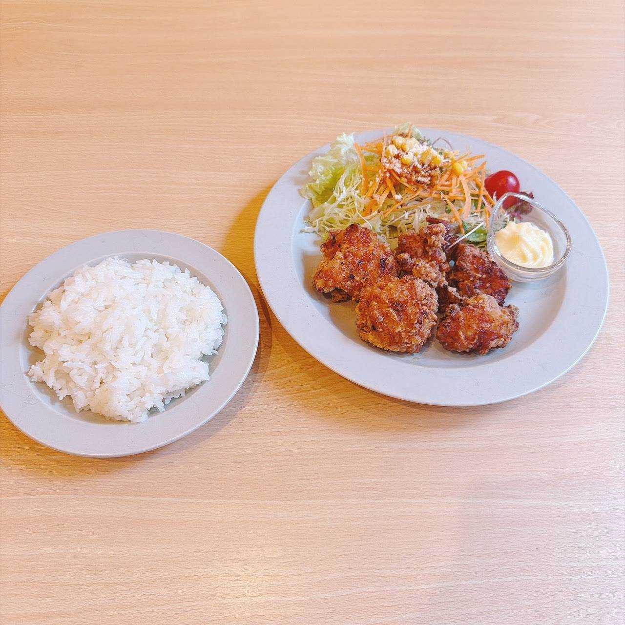 塩麹唐揚げランチはじめました。